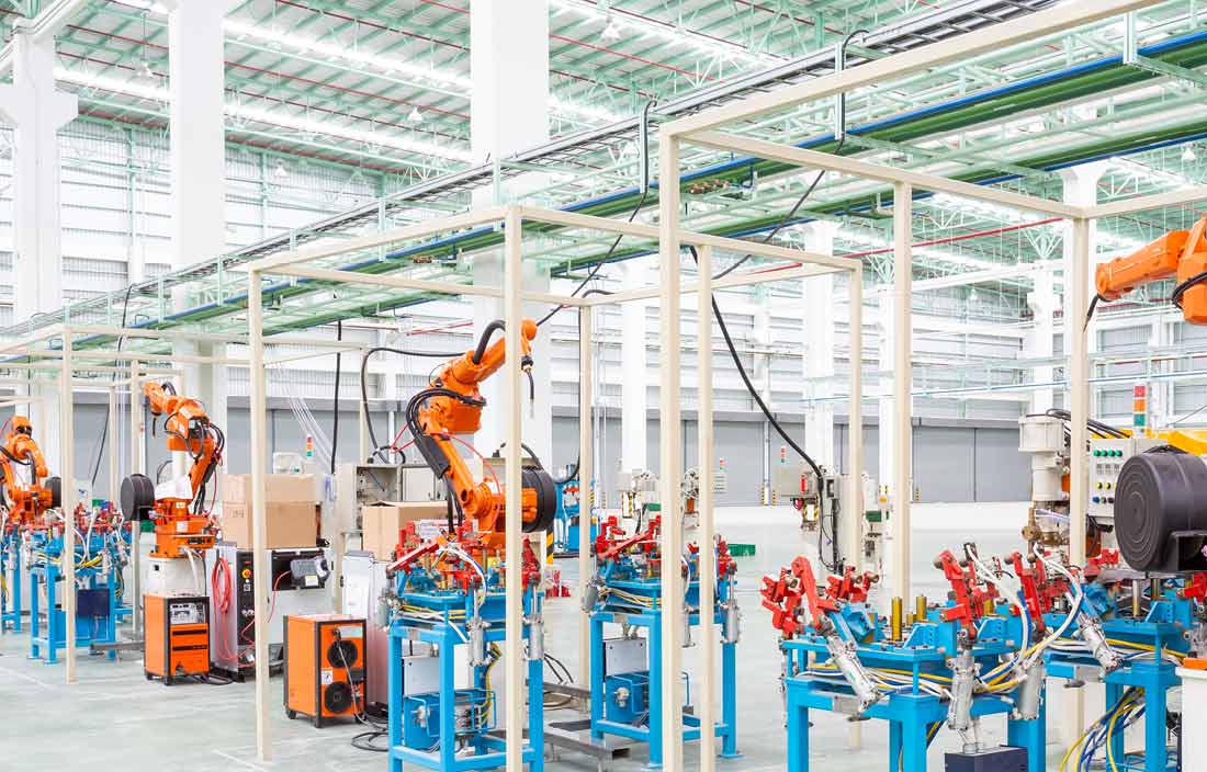 Factory line.