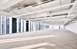 Empty, open office space